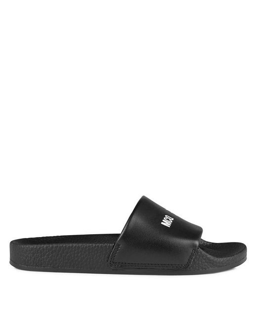 McQ Alexander McQueen Black Ic0 Slider