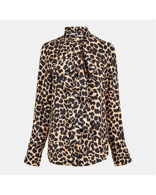 Balmain Black Long Sleeve Patterned Shirt