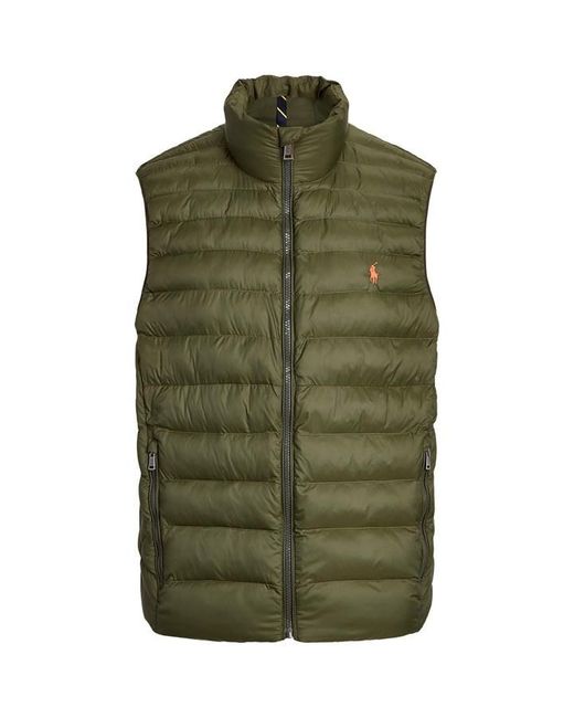 Polo Ralph Lauren Green Terra Gilet for men