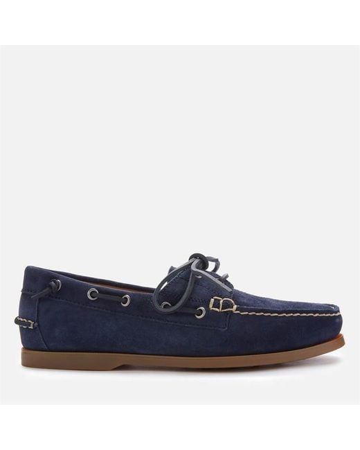Ralph Lauren Suede Bluetooth Boat Shoes for men