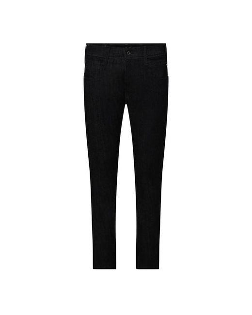 Replay Black Anbass Slim-Fit Jeans for men