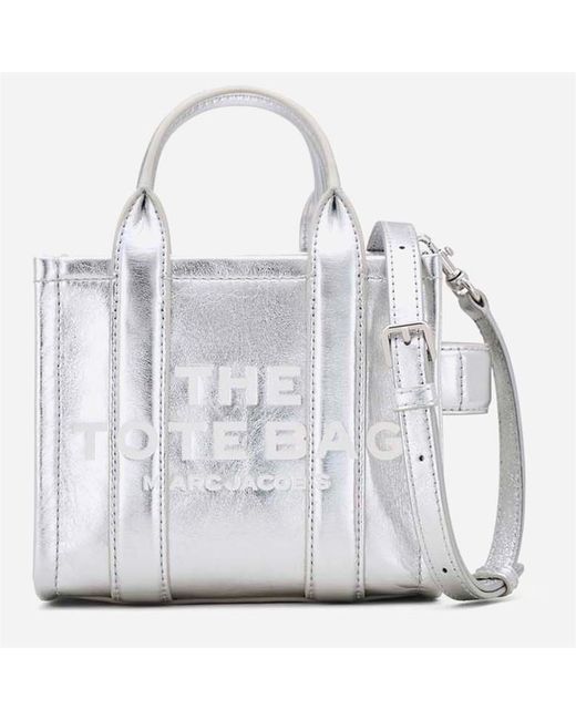 Marc Jacobs White Met Cross Tote Bag