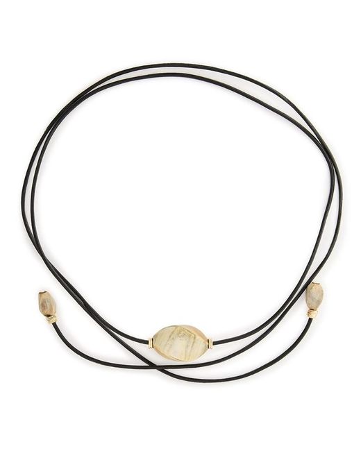 DESIERTO Metallic Pendulo Wrap Pendant Necklace