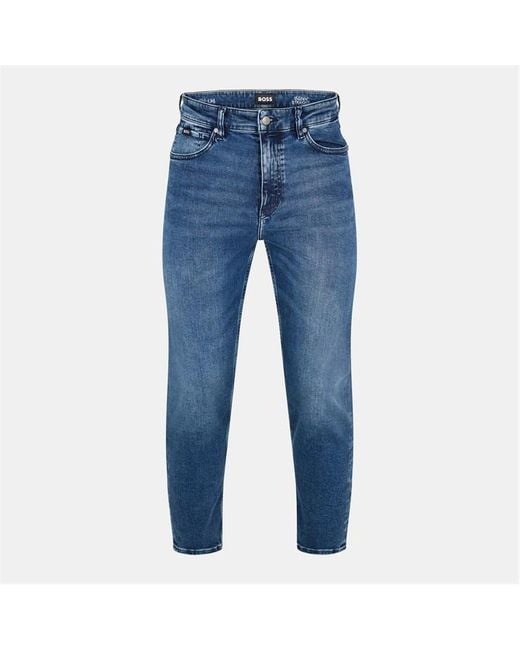 Boss Blue Ogden Straight Leg Jeans for men