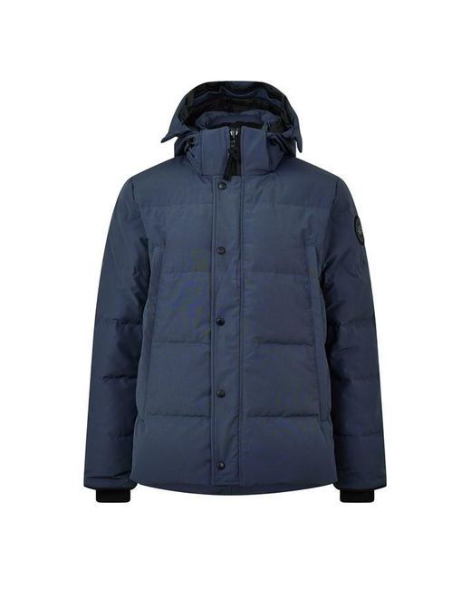 Canada Goose Blue Wyndham Water Resistant Duck Down Slim Fit Parka for men