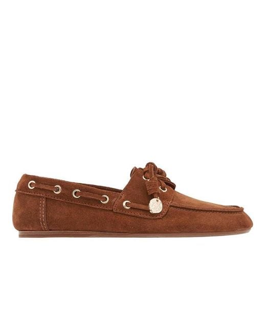 Ancient Greek Sandals Brown Pliaria Boat Shoes