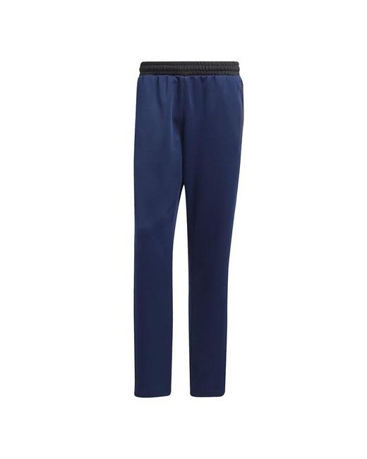 Adidas Originals Blue Closed Hem Fleece Joggers for men