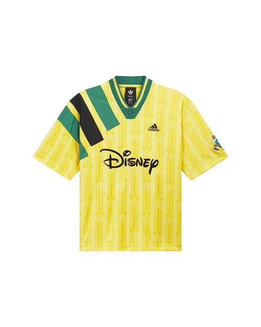 BRAIN DEAD X ADIDAS Yellow T-Shirt for men