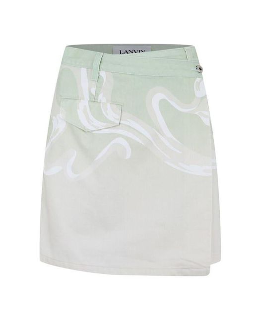 Lanvin Gray Skirt Ld42