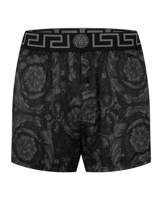 Versace Black Pyjama Shorts for men