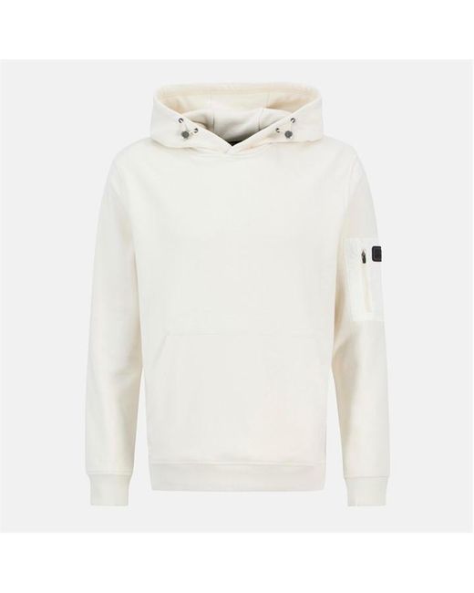 Barbour White Ewan Hoodie for men