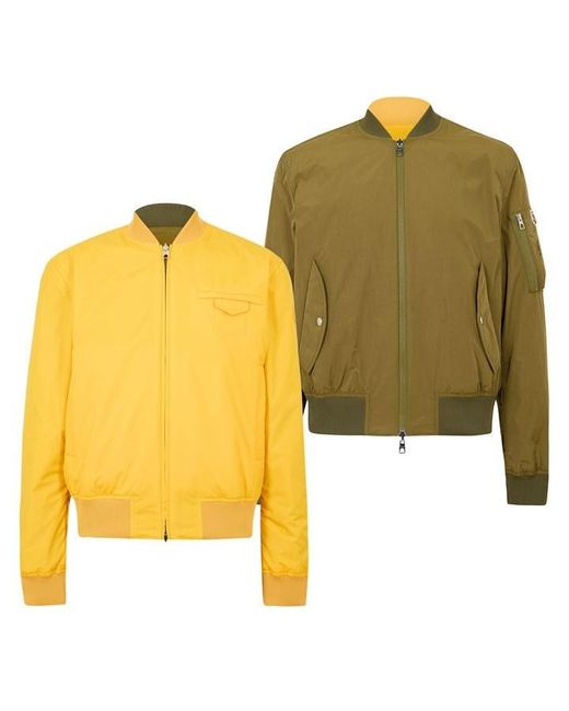 Moncler Yellow Bomber Jacket for men