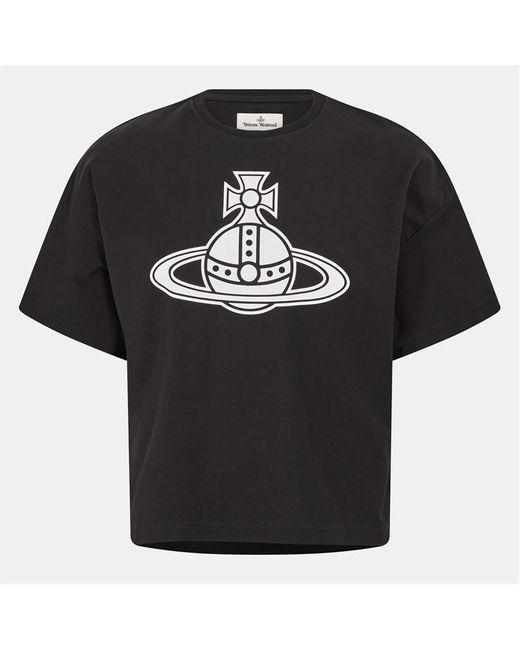 Vivienne Westwood Black Viv Paris Box T-Shirt for men
