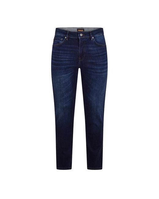 Boss Blue Maine Slim Fit Jeans for men