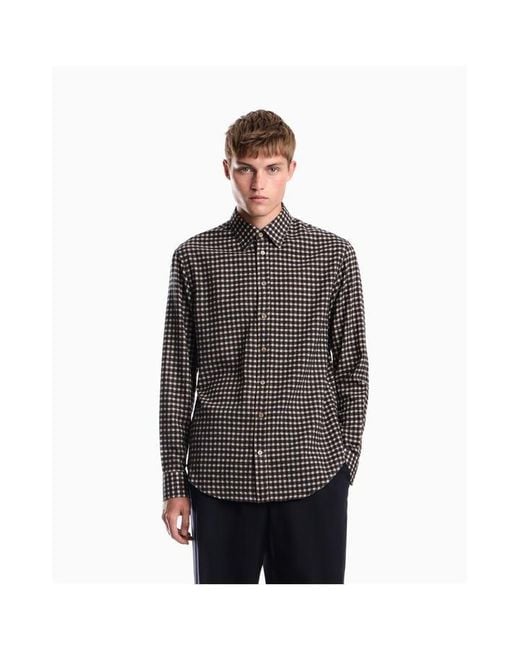 Emporio Armani Black Shirt for men