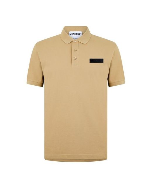 Moschino Natural Ls Polo Sn44 for men