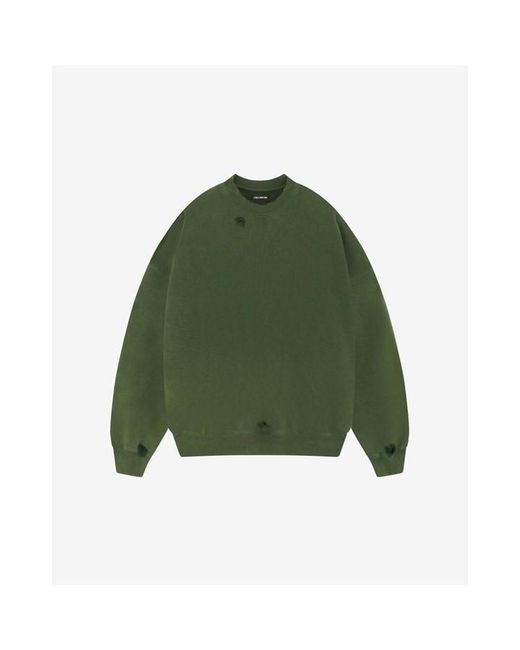 Cole Buxton Green Cole Distressed Swt for men