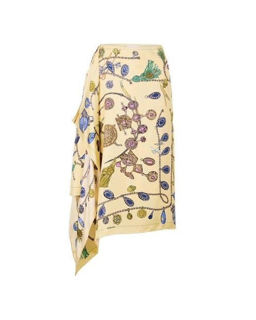 Versace Metallic Silk Drape M Ld64
