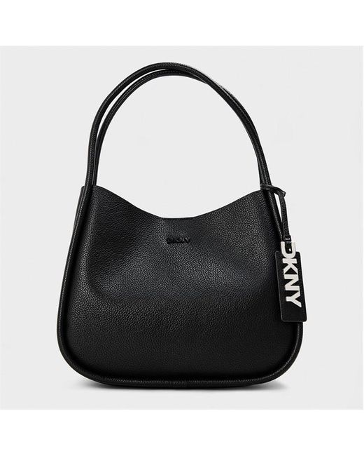 DKNY Black Capri Large Hobo Shoulder Bag