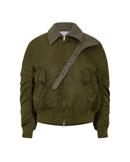 Bottega Veneta Green Short Puffer Jacket
