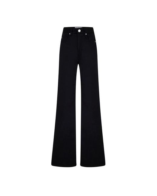 AMI Black Flare Fit Jeans