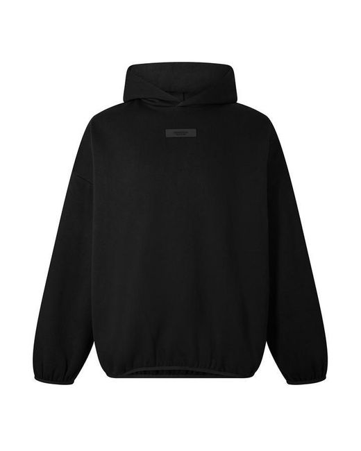 Fear Of God Black Fog Ess Hoodie for men