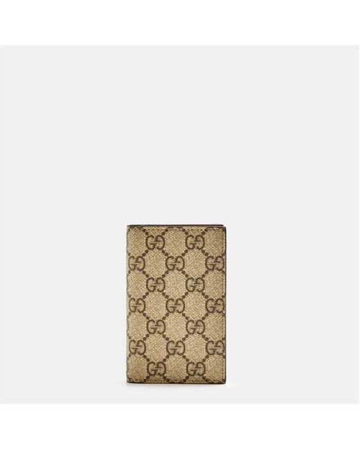 Gucci Natural Gg Canvas Card Case for men