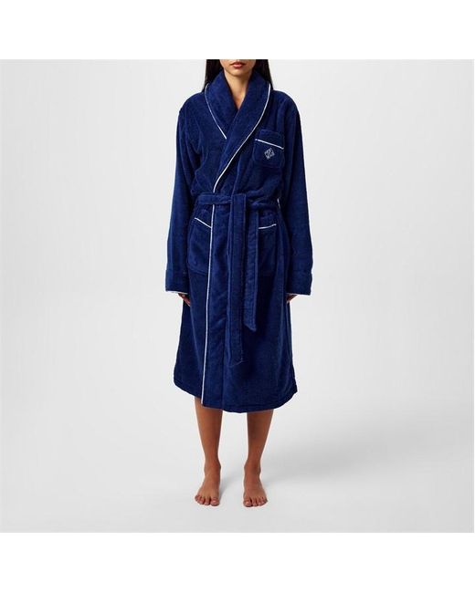 Polo Ralph Lauren Polo Essential Robe in Blue Lyst UK