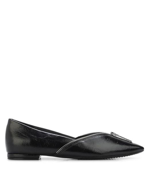 DKNY Black Cherith Flat Sandals
