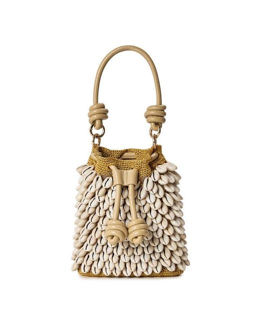 DESIERTO Metallic Caracola Dia Bucket Bag