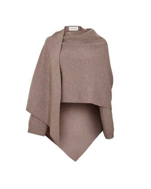 Magda Butrym Brown Knitted Poncho