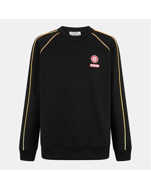 Casablanca Black Gradient Crew-Neck Relaxed Fit Sweatshirt for men