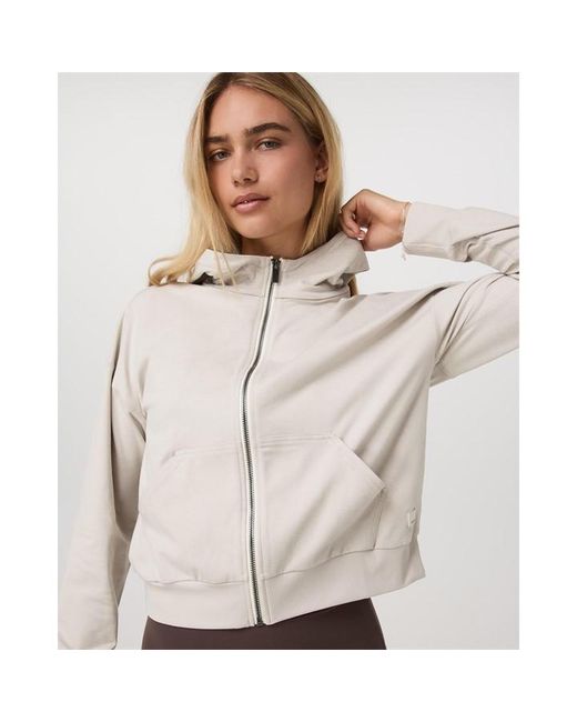 vuori Natural Halo Full Zip Performance Hoodie