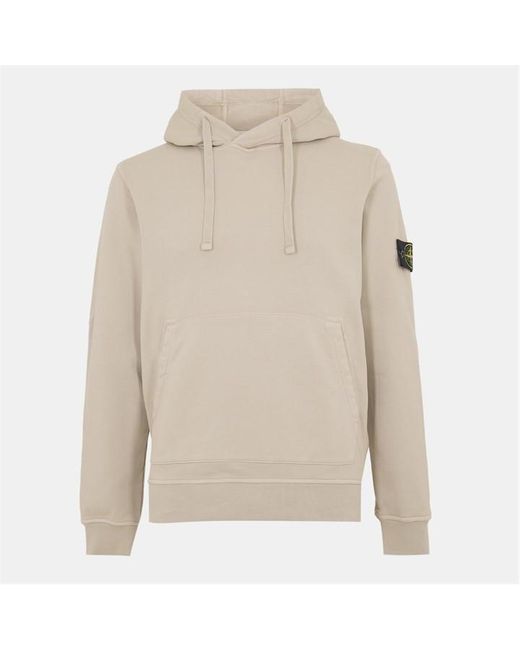 Stone Island Natural Heavyweight Fleece Hoodie for men