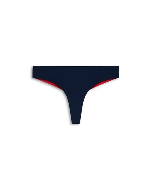 Tommy Hilfiger Blue Brazilian Bikini Bottoms