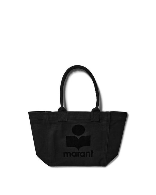 Étoile Isabel Marant Yenky Logo Tote Bag in Black | Lyst UK