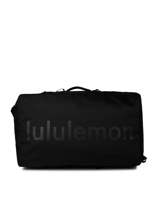 lululemon athletica Black Llm 2In1 Duffle for men