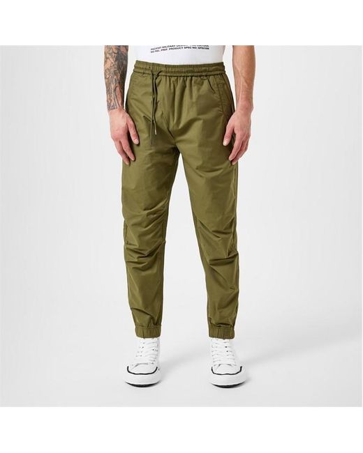 Maharishi Green Asym Track Pants for men