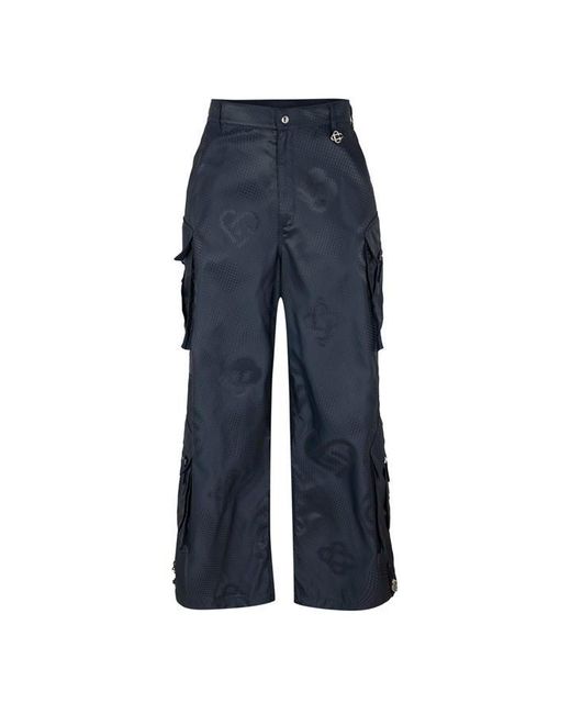 Casablanca Blue Cargo Trousers for men