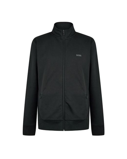 Boss Black Skaz Curved Fleece Jacket for men