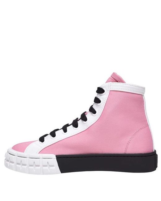 prada pink trainers