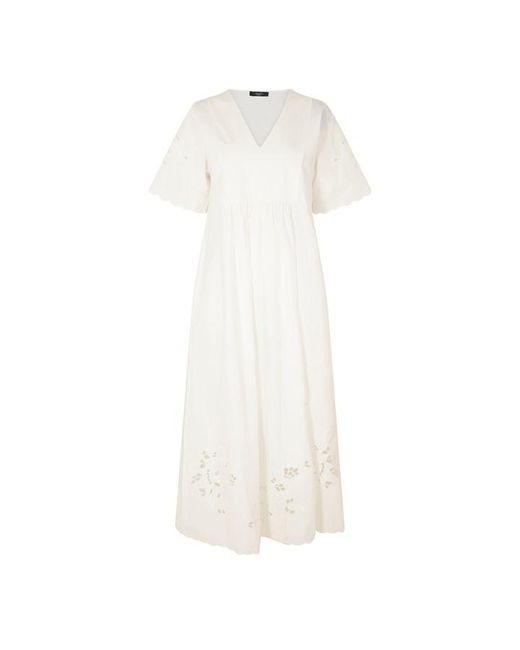 Weekend by Maxmara White Long Maxi Dress
