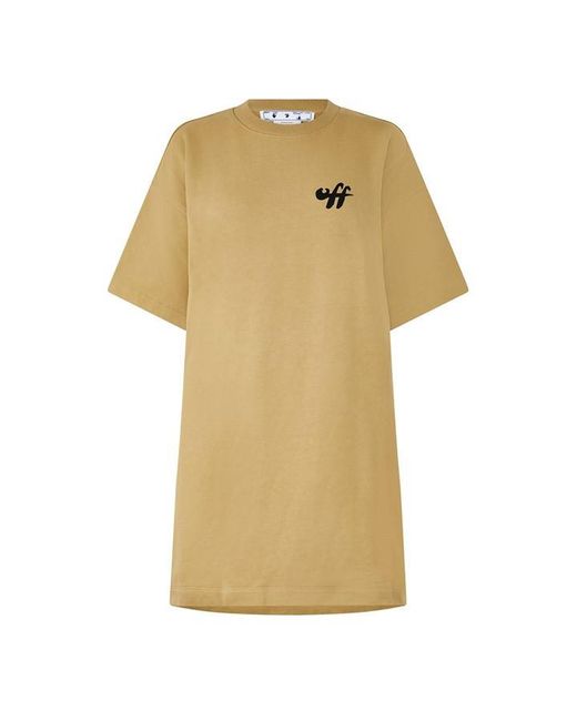 Off-White c/o Virgil Abloh Yellow Off Zebra Tee Ld99