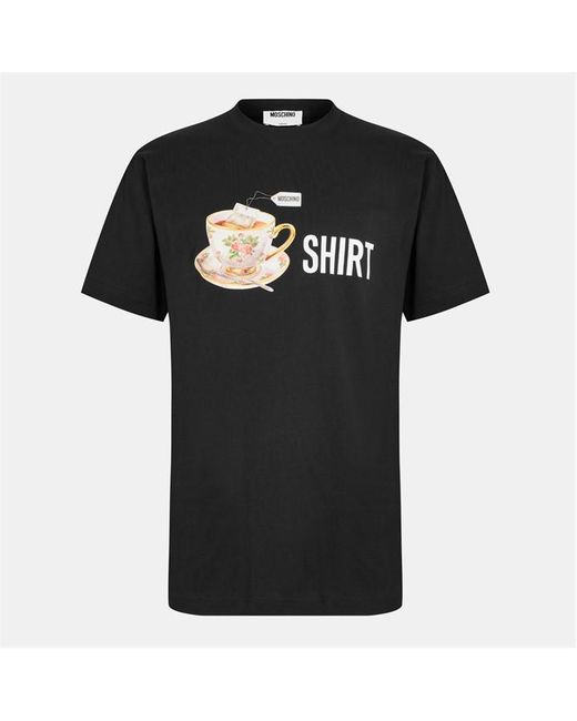 Moschino Black Tea T-Shirt for men