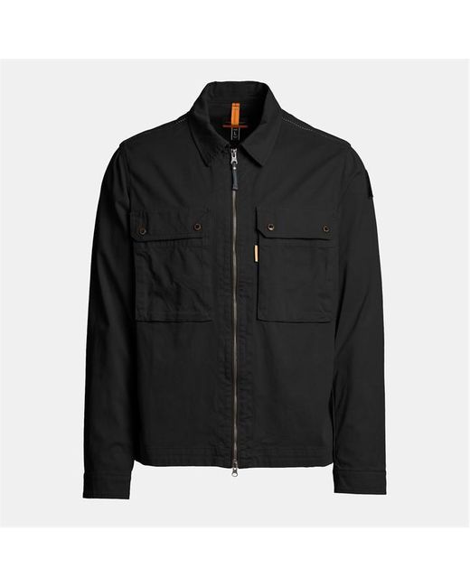 Parajumpers Black Para Tel Overshirt for men