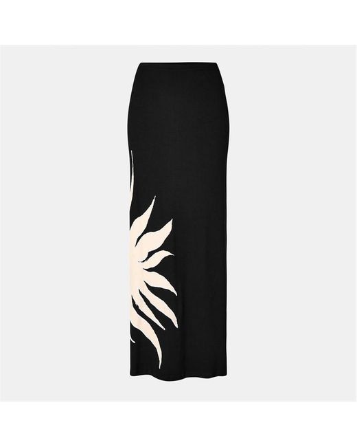Never Fully Dressed Black Sol Dorris Slip Skirt