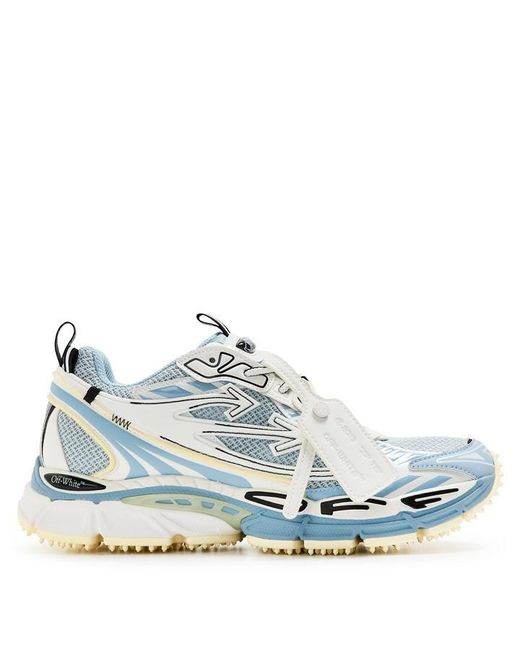 Off-White c/o Virgil Abloh Blue Be Right Back Retro-Inspired Comfort Sneakers