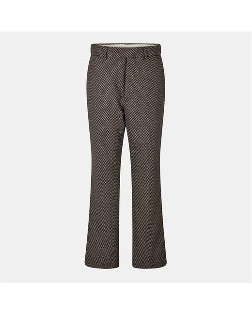 Gucci Gray Italian Craftsmanship Straight Leg Trousers for men
