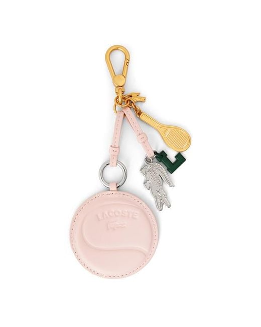 Lacoste Pink Bag Charm Ld64