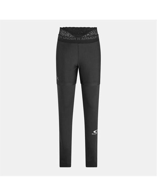 Balenciaga Gray X Under Armour Lace Detail Leggings